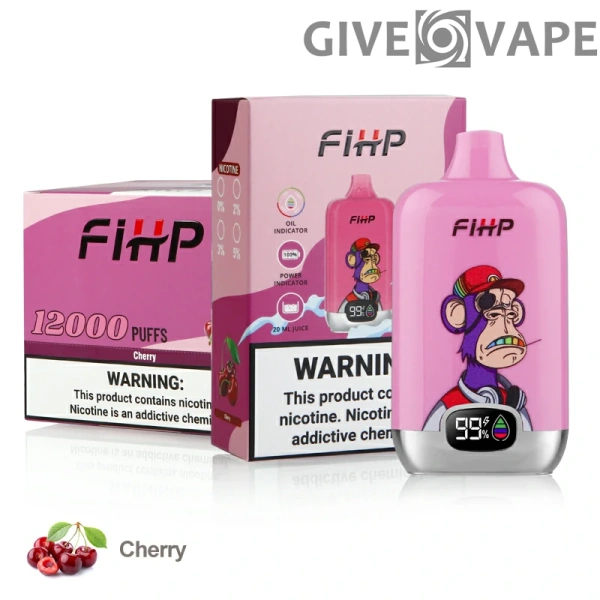 FIHP 12000 Puffs 2% 5% Stylo vapes jetable rechargeable à faible teneur en nicotine Acheter en gros - GiveVape - 6