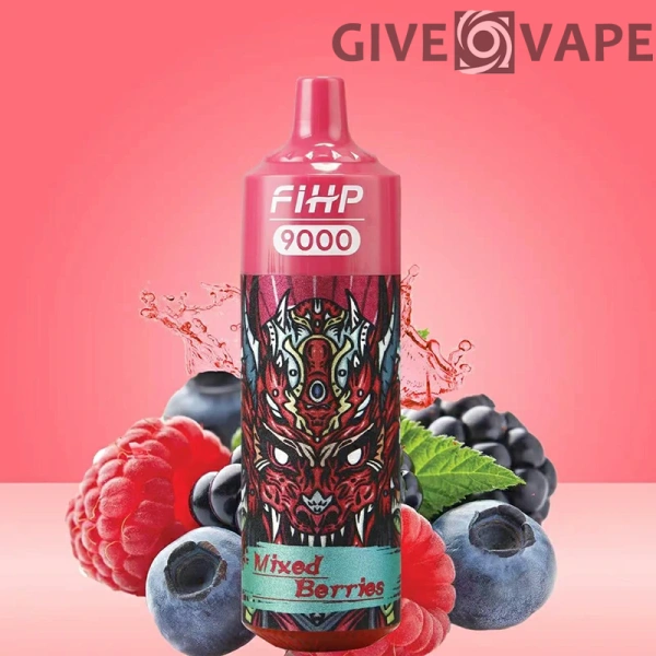 FIHP 9000 Puffar 2% 5% Uppladdningsbara engångsvapes med låg nikotinhalt Penna Bulk Köp grossist - GiveVape - 12
