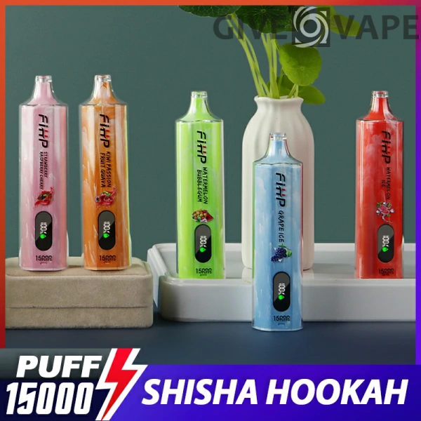 FIHP Shisha Hookah 15000 Puffs Low Nicotine Rechargeable Disposable Vapes Pen Bulk Buy Wholesale - GiveVape - 1