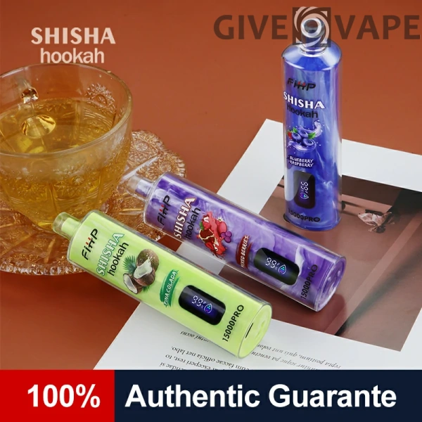 FIHP Shisha Hookah 15000 Pro Puffs 6mg Nivel scăzut de nicotină, reîncărcabil, stilou vape de unică folosință, în vrac Cumpărați cu ridicata - GiveVape - 1