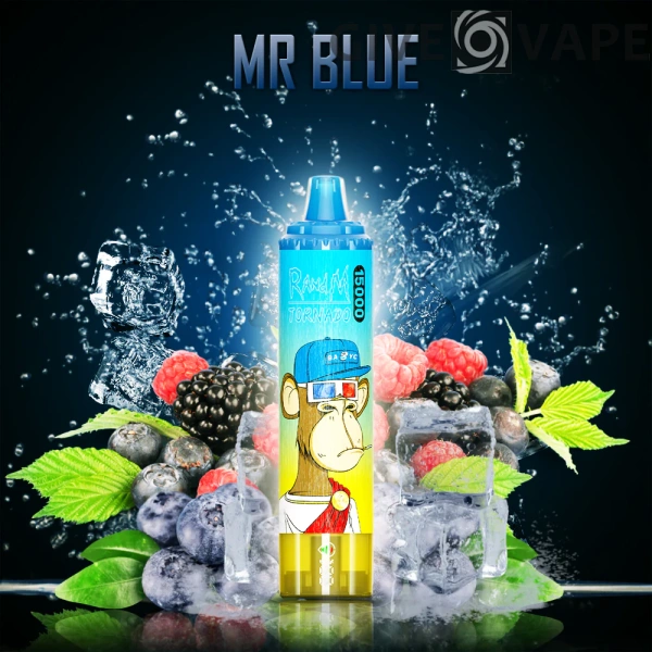 RandM Tornado 15000 Puffs 0% 2% 3% 5% Faible en nicotine en vrac Acheter en gros de vape jetable rechargeable - GiveVape - 54