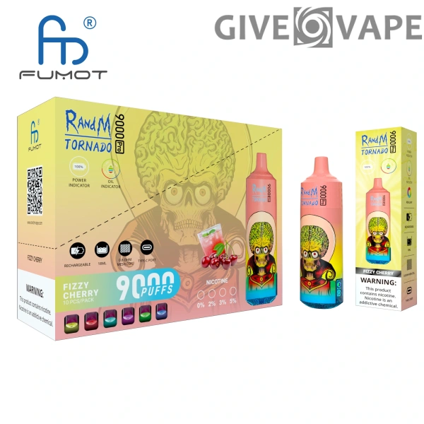 RandM Tornado 9000 PRO Puffs 0% 2% 3% 5% Nízký obsah nikotinu hromadně Koupit nabíjecí jednorázové vape velkoobchod - GiveVape - 11