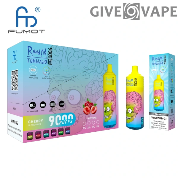RandM Tornado 9000 PRO Puffs 0% 2% 3% 5% Nízký obsah nikotinu hromadně Koupit nabíjecí jednorázové vape velkoobchodně – GiveVape – 10