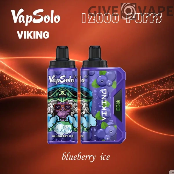 VapSolo Viking 12000 Puffs 2% 5% Low Nicotine Rechargeable Disposable Vapes Pen Bulk Buy Wholesale - GiveVape - 11