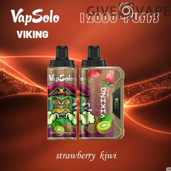 VapSolo Viking 12000 Puffs 2% 5% Low Nicotine Rechargeable Disposable Vapes Pen Bulk Buy Wholesale - GiveVape - 5