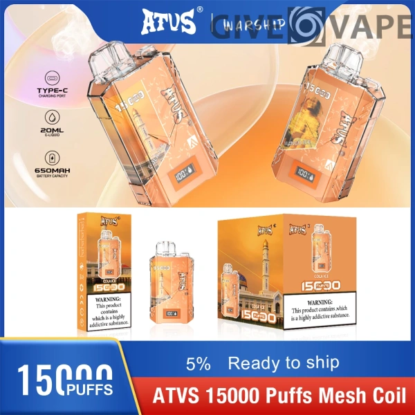 Atvs 15000 Puffs 5% Nízkonikotinové dobíjecí jednorázové vapes Pen Hromadně Koupit velkoobchod – GiveVape – 10