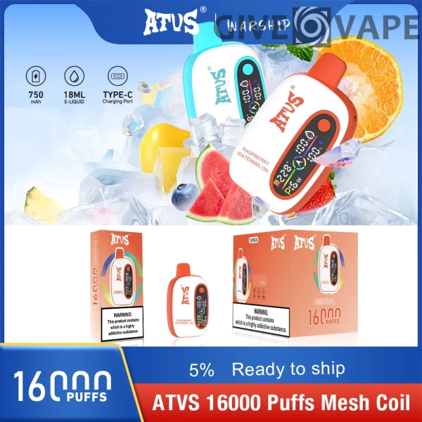 ATV-uri 16000 Puff-uri 2% 5% Stilo vape reîncărcabil de unică folosință cu nicotină scăzută Cumpărați cu ridicata - GiveVape - 6