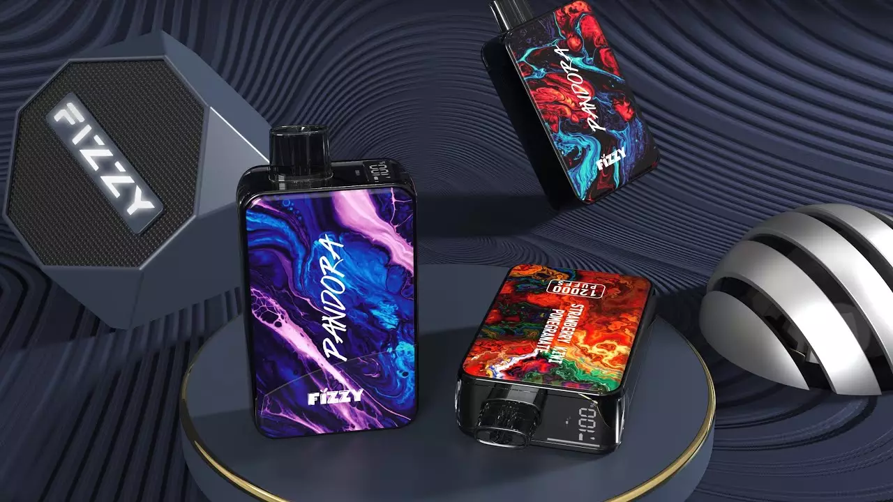 Fizzy Pandora 12000 Puffs 2% 5% Low Nicotina Reincarable Vapes Pen vrac Cumpărați cu ridicata -givevape