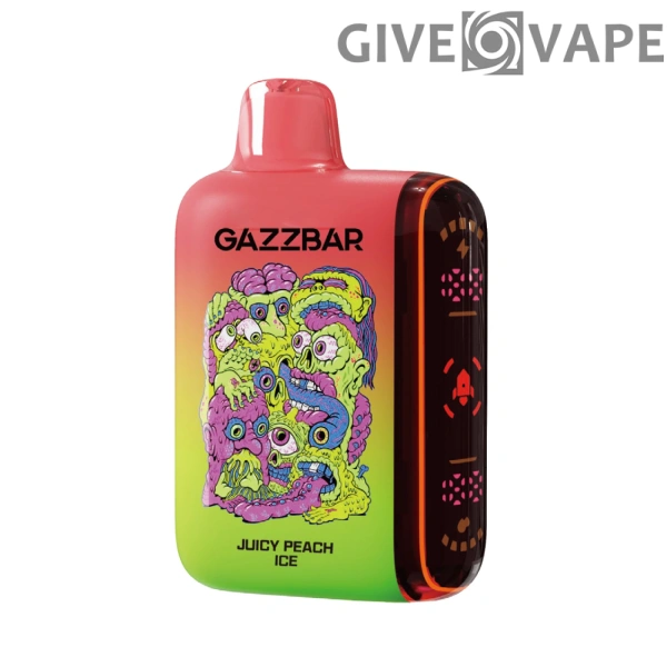 Gazzbar Rocket 20000 Puffs Dual Mesh 2% 5% Pantalla LED Bajo en nicotina Vapes desechables recargables Pluma Compra a granel al por mayor - GiveVape - 4