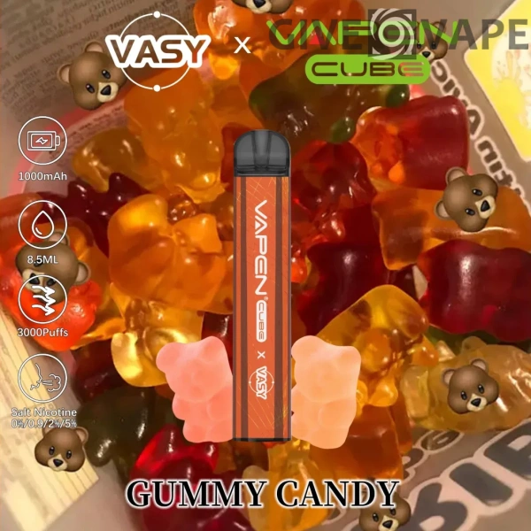 VAPEN Cube 3000 Puffs 2% 5% Vapes desechables recargables con bajo contenido de nicotina Compra a granel - GiveVape - 11