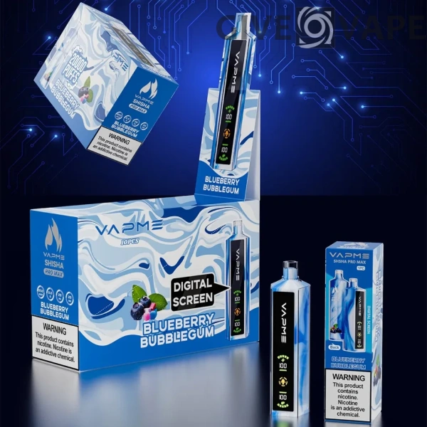 Vapme Shisha Pro Max 20000 trekjes 2% Laag nicotinegehalte LED-display Oplaadbare wegwerpvapes-pen Bulk Koop groothandel - GiveVape - 4