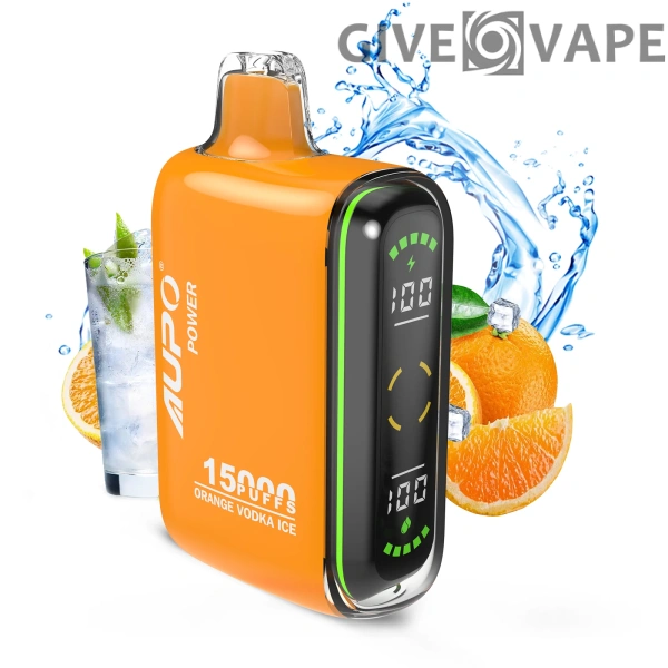 AUPO 15000 Puffs Dual Mesh LED kijelző 2% Alacsony nikotin tartalmú, újratölthető, eldobható Vapes Pen Tömeges vásárlás Nagyker - GiveVape - 8