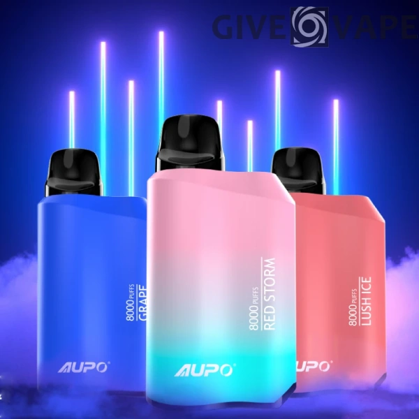 AUPO 8000 Puffs JETBAR PRO 2% Перезаряжаемая одноразовая ручка для электронных сигарет с низким содержанием никотина Купить оптом - GiveVape - 1
