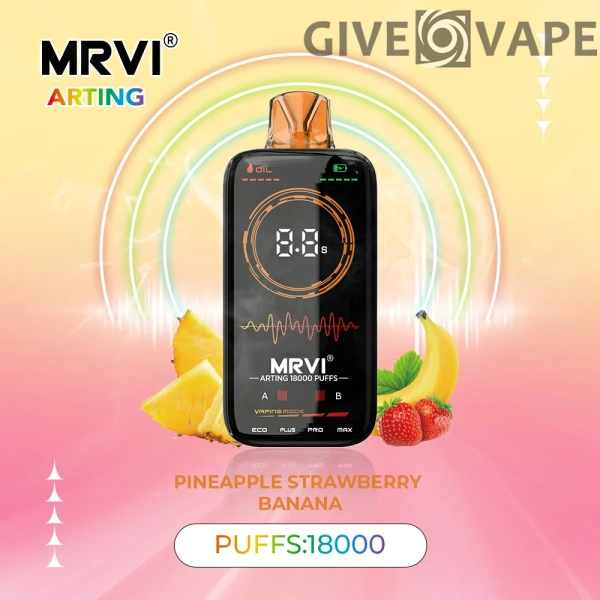 MRVI Arting 18000 Puffs Dual Mesh Full Screen Display 2% 5% Low Nicotine Rechargeable Disposable Vapes Pen Bulk Buy Wholesale - GiveVape - 7