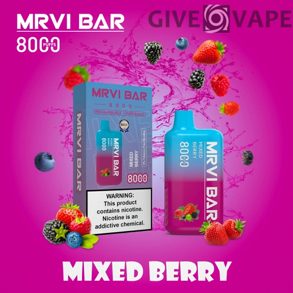 MRVI Bar Mr8000 Puffs 2% 3% 5% Low Nicotine Rechargeable Disposable Vapes Pen Bulk Buy Wholesale - GiveVape - 6