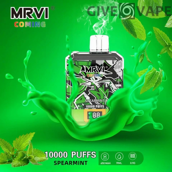 MRVI Coming 10000 Puffs Digital Screen 2% 3% 5% Låg nikotin uppladdningsbara engångs vapes Penna Bulk Köp Partihandel - GiveVape - 7