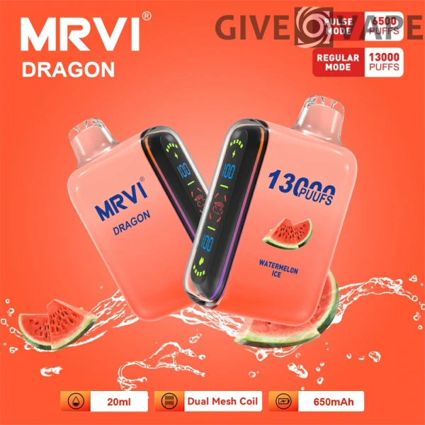 MRVI DRAGON 13000 PUFFS Kettős háló digitális képernyő 2% 5% alacsony nikotin -újratölthető eldobható vapes toll ömlesztett vásárlás nagykereskedelem - adagvape - 6