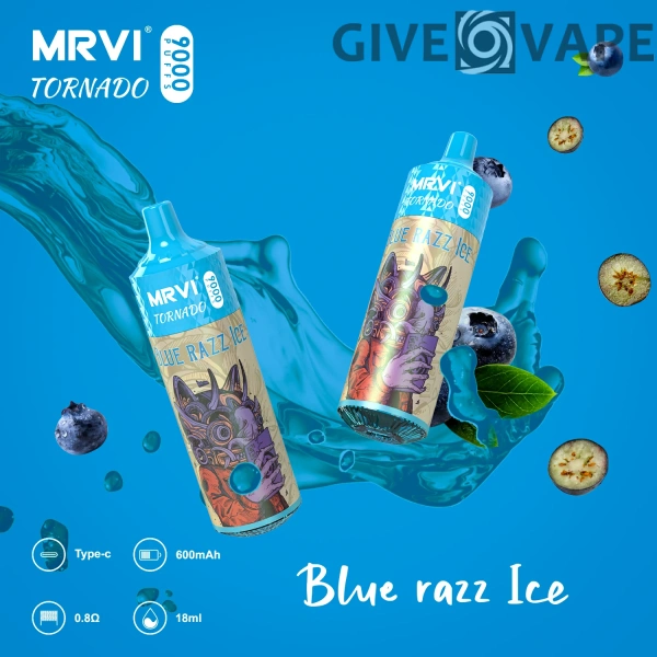 MRVI Tornado 9000 Puffs 2% 3% 5% Vapes desechables recargables con bajo contenido de nicotina Compra a granel al por mayor - GiveVape - 3