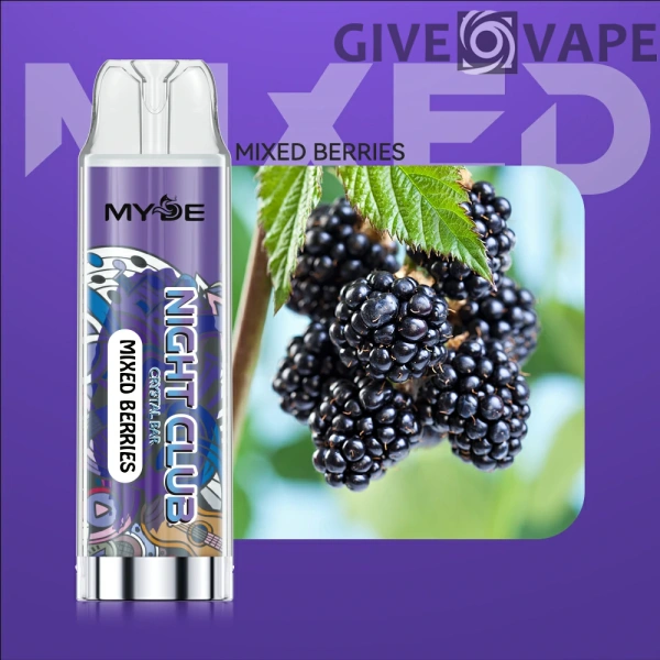 MYDE Night Club 600 Puffs 2% Jednorázové vapes s nízkým obsahem nikotinu Pen Hromadně Koupit velkoobchod - GiveVape - 7