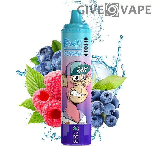 RahdM Tornado 15000 Puffs Display LED 2% Baixa Nicotina Recarregável Vapes Canetas Descartáveis ​​Em Massa Comprar Atacado - GiveVape - 4