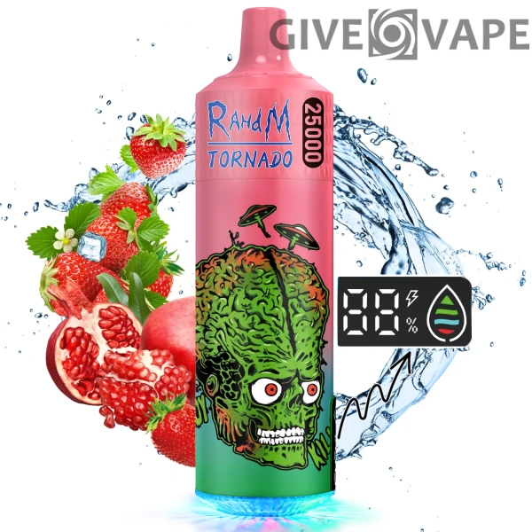 RahdM Tornado 25000 Puffs 2% Low Nicotine Rechargeable Disposable Vapes Pen Bulk Buy Wholesale - GiveVape - 4