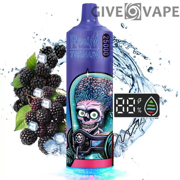RahdM Tornado 25000 Puffs 2% Low Nicotine Rechargeable Disposable Vapes Pen Bulk Buy Wholesale - GiveVape - 8