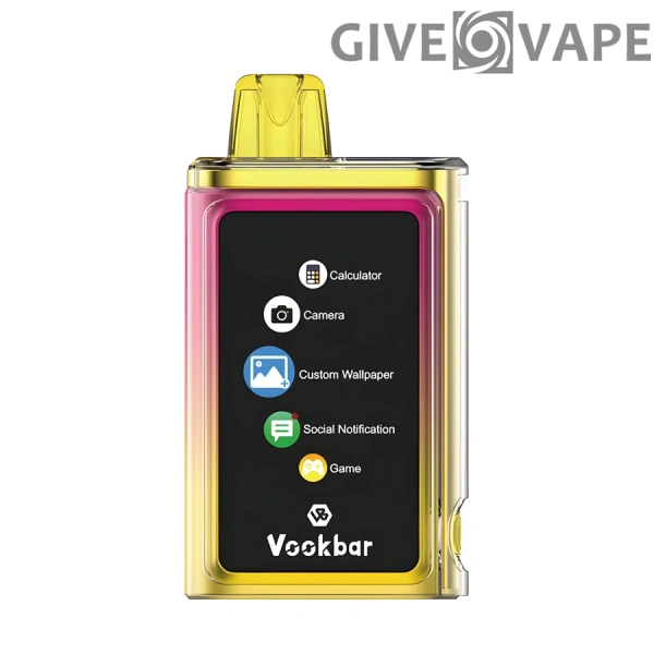 Vookbar Cyber ​​Pro 30000 Puffs Pantalla táctil de malla dual 0% 2% 3% 5% Vapes desechables recargables con bajo contenido de nicotina Pluma Compra a granel al por mayor - GiveVape - 8