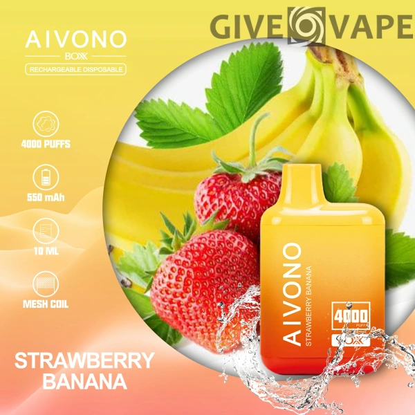 AIVONO AIM BOXX 4000 Puffs 0% 2% 5% Low Nicotina Rechargeable Vapes Pen vrac Cumpărați cu ridicata - GiveVape - 10