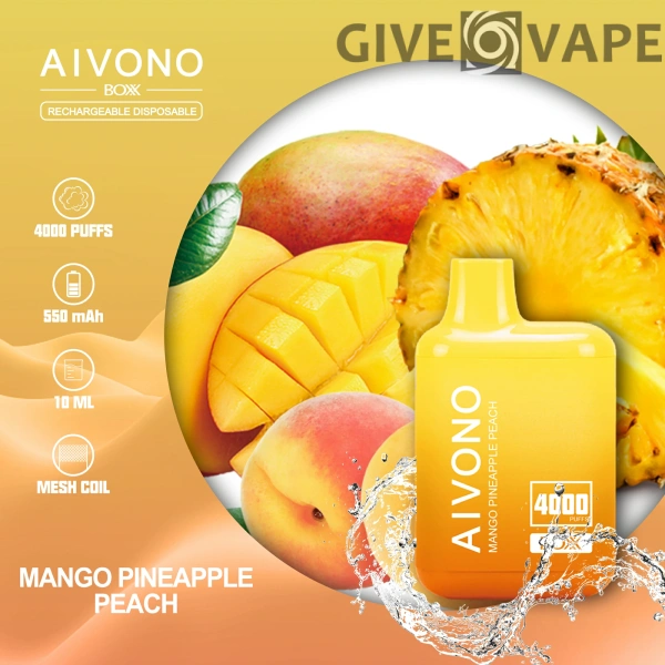 AIVONO AIM BOXX 4000 Puff-uri 0% 2% 5% Stilo de vape reîncărcabil de unică folosință cu conținut scăzut de nicotină Vrac Cumpărați cu ridicata - GiveVape - 15