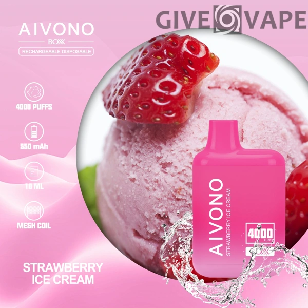 AIVONO AIM BOXX 4000 Puff-uri 0% 2% 5% Stilo vape reîncărcabil de unică folosință cu conținut scăzut de nicotină Cumpărați cu ridicata - GiveVape - 2