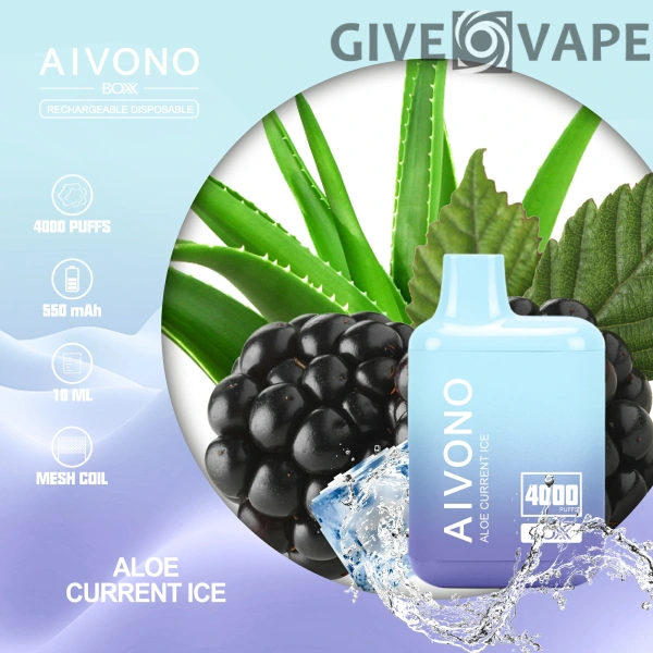 AIVONO AIM BOXX 4000 Puff-uri 0% 2% 5% Stilo vape reîncărcabil de unică folosință cu conținut scăzut de nicotină Cumpărați cu ridicata - GiveVape - 7