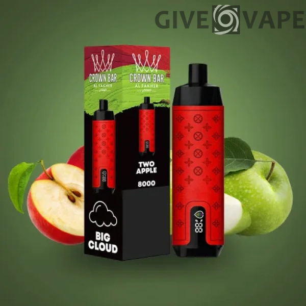 Al Fakher Crown Bar Pro 8000 Puffs LED Display Screen Low Nikotin Genopladelig Vapes Pen Bulk Køb Engros - Europæisk lagerbeholdning - GiveVape - 8