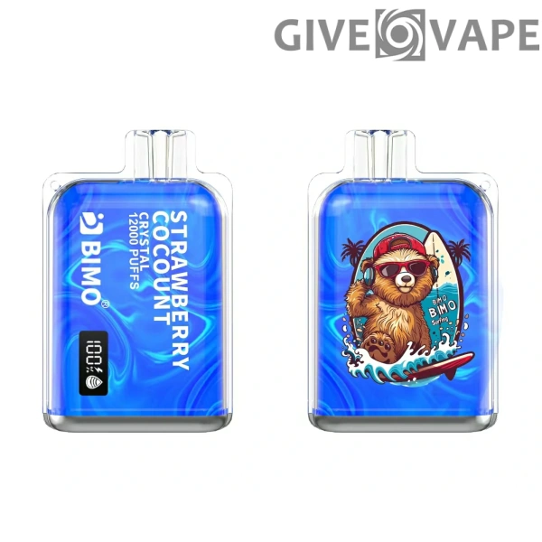BIMO Crystal 12000 Puffs 2% 5% Stylo à vape jetable rechargeable à faible teneur en nicotine en vrac Acheter en gros - GiveVape - 4