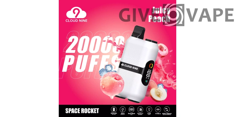 Unveiling the Cloud Nine D33: The Immersive Screen Disposable Vape with 20,000 Puffs for Wholesale Opportunities - GiveVape - 4
