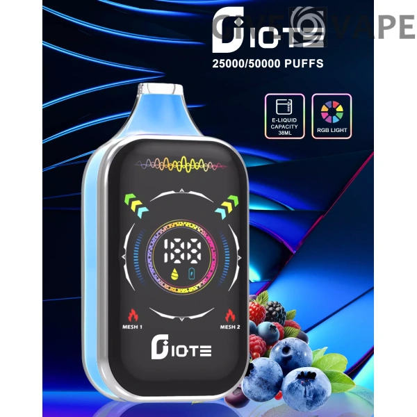 IQTE 50000 Puffs Dual Mesh RGB Tela Cheia 0% 2% 5% Baixa Nicotina Recarregável Vapes Descartáveis ​​Pen Bulk Comprar Atacado - GiveVape - 7