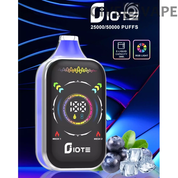 IQTE 50000 Puffs Dual Mesh RGB Tela Cheia 0% 2% 5% Baixa Nicotina Recarregável Vapes Descartáveis ​​Pen Bulk Comprar Atacado - GiveVape - 10