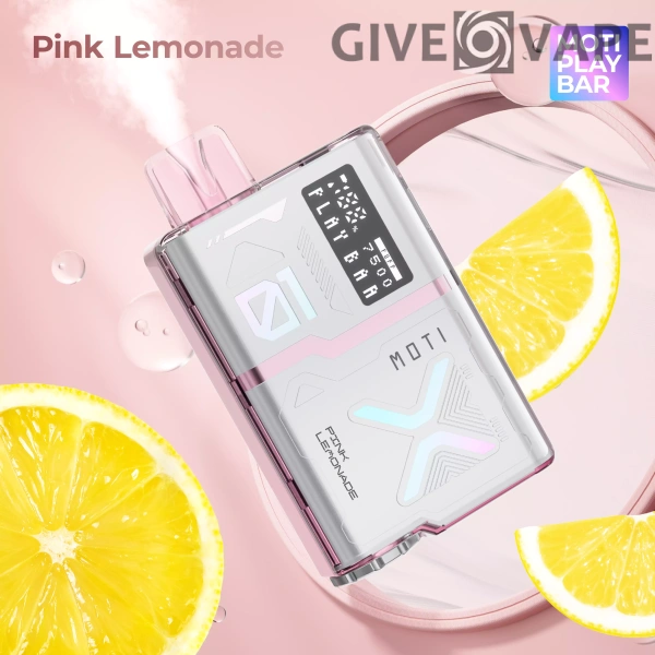 MOTI Play Bar 7500 Puffs Crystal Digital Screen 5% Penna per vaporizzatori usa e getta ricaricabile a basso contenuto di nicotina Bulk Acquista all'ingrosso - GiveVape - 4