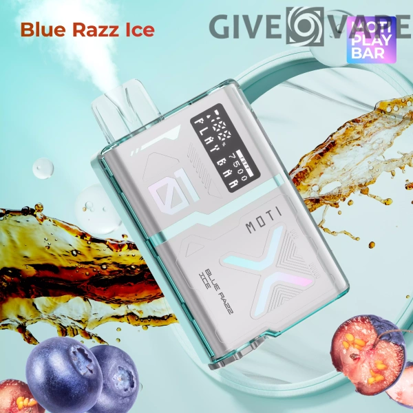 MOTI Play Bar 7500 Puffs Crystal Digital Screen 5% Penna per vaporizzatori usa e getta ricaricabile a basso contenuto di nicotina Bulk Acquista all'ingrosso - GiveVape - 5