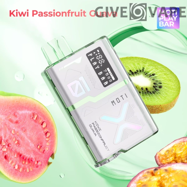 MOTI Play Bar 7500 Puffs Crystal Digital Screen 5% Penna per vaporizzatori usa e getta ricaricabile a basso contenuto di nicotina Bulk Acquista all'ingrosso - GiveVape - 7
