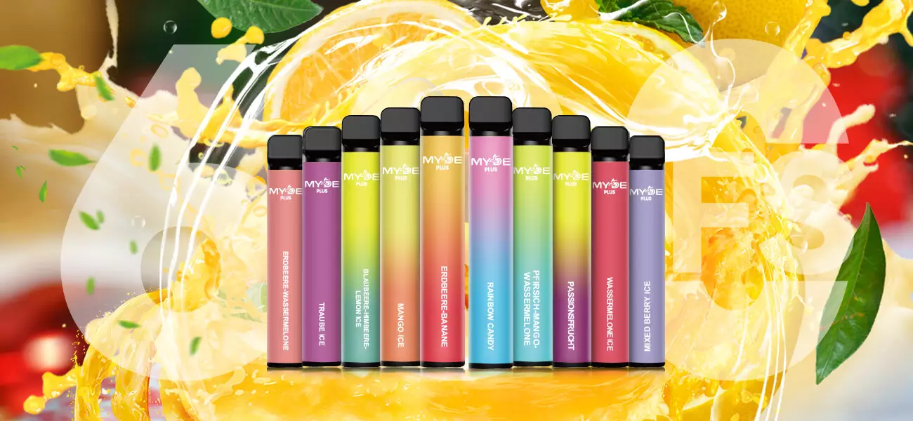 MYDE Plus 600 Puffs 2% Stylo à vape jetable à faible teneur en nicotine Acheter en gros