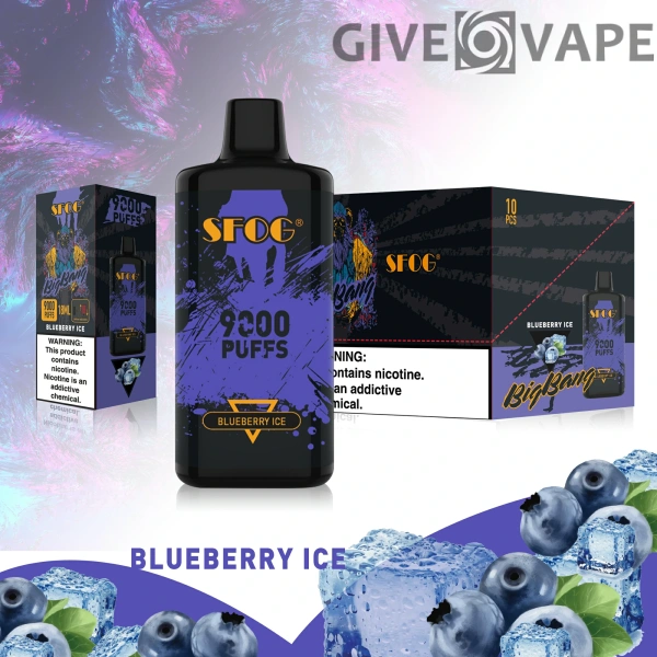 SFOG BIG BANG 9000 Puffs 0% 2% 3% 5% Nikotynowy Akumulator Jednorazowy Vapes Pen Luzem Kup hurtowo - GiveVape - 8
