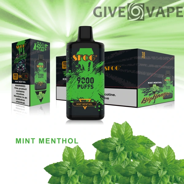 SFOG BIG BANG 9000 Puffs 0% 2% 3% 5% Nikotynowy Akumulator Jednorazowy Vapes Pen Luzem Kup hurtowo - GiveVape - 2