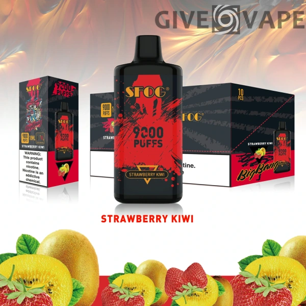 SFOG BIG BANG 9000 Puffs 0% 2% 3% 5% Nikotynowe akumulatory jednorazowe Vapes Pen Luzem Kup hurtowo - GiveVape - 13