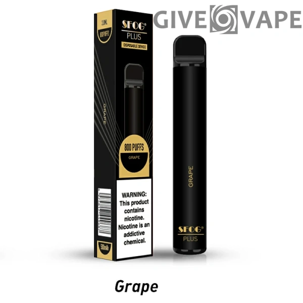 SFOG PLUS 800 Puffs 2% 3% 5% Low Nicotine Rechargeable Disposable Vapes Pen Bulk Buy Wholesale - GiveVape - 7