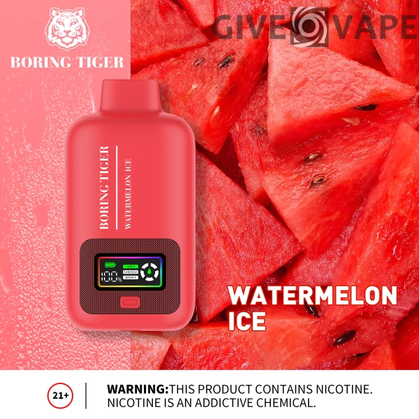 VASY Boring Tiger 25000 Rookwolken Digitaal scherm 4 Mesh Coil 50 mg Oplaadbare wegwerpvapes-pen met laag nicotinegehalte in bulk Koop groothandel - GiveVape - 18