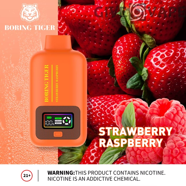 VASY Boring Tiger 25000 Rookwolken Digitaal scherm 4 Mesh Coil 50 mg Oplaadbare wegwerpvapes-pen met laag nicotinegehalte in bulk Koop groothandel - GiveVape - 4