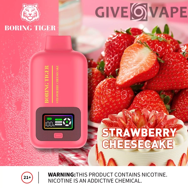 VASY Boring Tiger 25000 Rookwolken Digitaal scherm 4 Mesh Coil 50 mg Oplaadbare wegwerpvapes-pen met laag nicotinegehalte in bulk Koop groothandel - GiveVape - 3