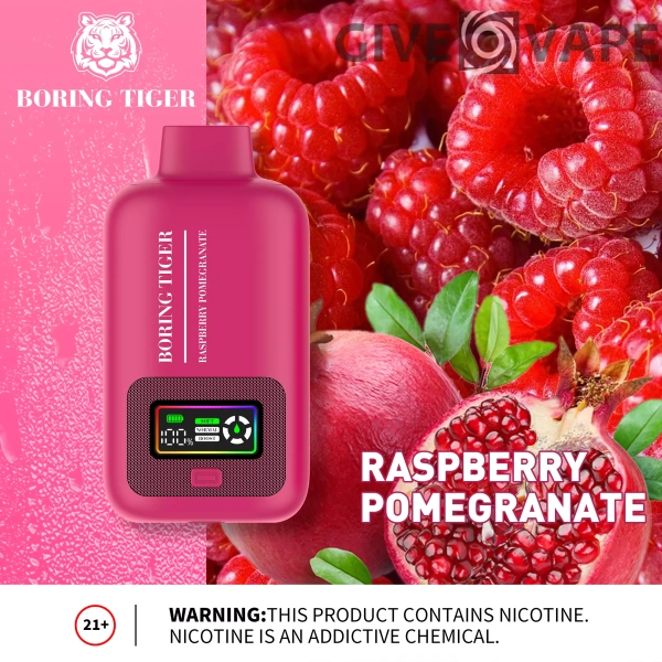 VASY Boring Tiger 25000 Rookwolken Digitaal scherm 4 Mesh Coil 50 mg Oplaadbare wegwerpvapes-pen met laag nicotinegehalte Bulk Koop groothandel - GiveVape - 16