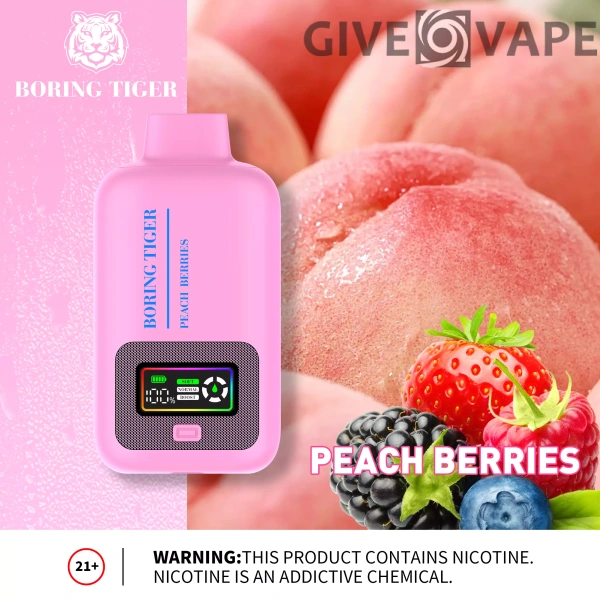 VASY Boring Tiger 25000 Rookwolken Digitaal scherm 4 Mesh Coil 50 mg Oplaadbare wegwerpvapes-pen met laag nicotinegehalte in bulk Koop groothandel - GiveVape - 11