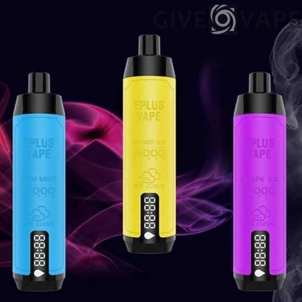 VASY EPLUS Vape Shisha 15000 Puffs, digitaler Bildschirm, 0,61 TP3T, nikotinarm, wiederaufladbar, Einweg-Vapes, Stift, Großpackung, Großhandel kaufen – GiveVape – 7